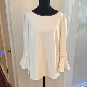 NWT Sail to Sable Cream Women's Top